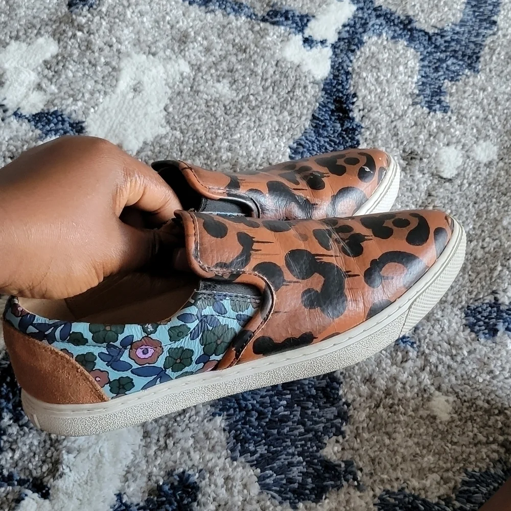 Coach wildbeast napa slip on sneakers brown/mist